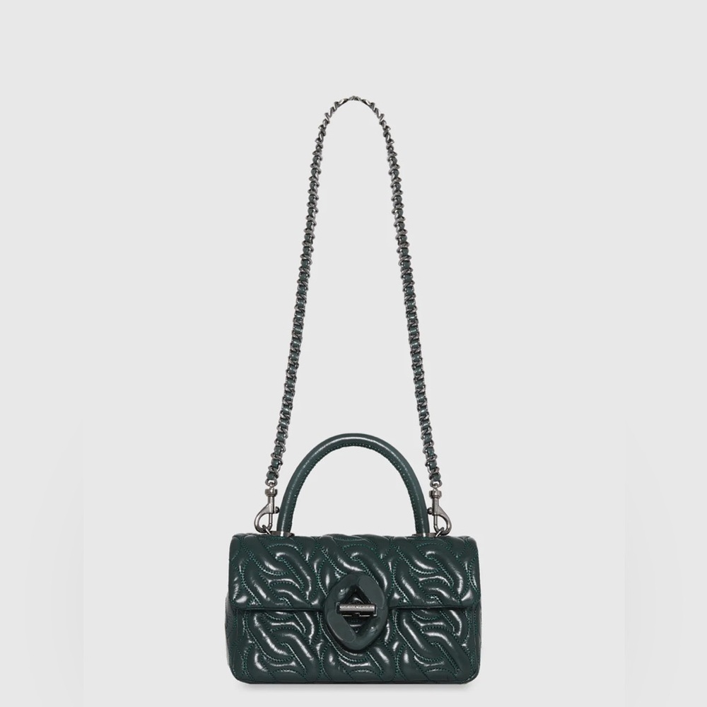 Rebecca Minkoff Top Handle Crossbody With removable Chain Quilt